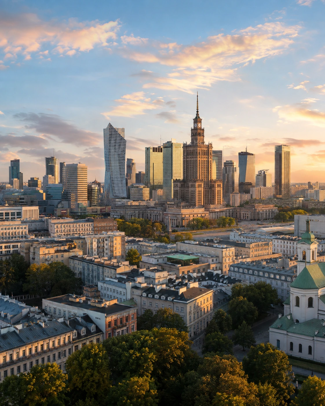 Warsaw skyline